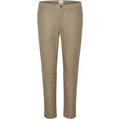 Bruna - Skinn Byxor & Shorts My Essential Wardrobe - Brun