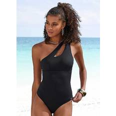 Checkered Swimsuits Bruno Banani One-Shoulder Swimsuit