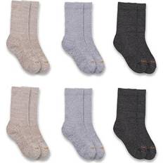 Girls Socks Carhartt Girl's Kid's Lightweight Crew Sock 6-Pack Alabaster Heather Yth