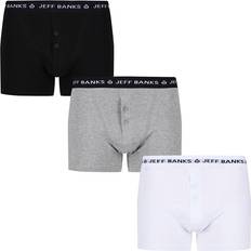 Jeff Banks Pair Pack Button Fly Boxers