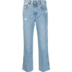 Merci Merci Bella mid-rise jeans women Cotton Blue