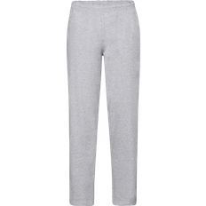 Classic Open Hem Jog Pants - Heather Grey