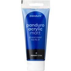 Panduro Acrylic akrylfärg, matt 100 ml – Primary cyan