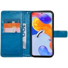 CaseOnline Wallet cover 3-kort Xiaomi Redmi Note 11 Pro 5G Lyseblå