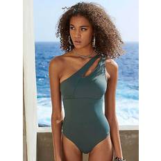 Checkered - Women Swimsuits Bruno Banani One-Shoulder Swimsuit