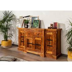 Massivmoebel24 Akazie 160x45x85 lackiert Sideboard