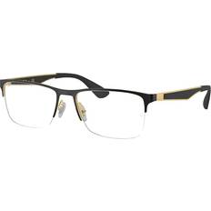 Ray-Ban RX6335 2890 Polished Black on Gold