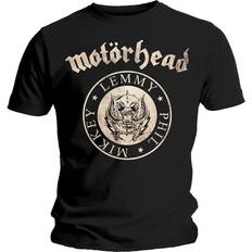 ROCK OFF Metal T-Shirt Männer Motörhead Undercover Seal Newsprint MHEADTEE50MB Schwarz