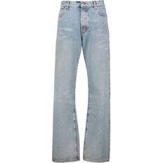 Heron Preston Jeans Regular Fit Distressed bleached