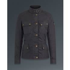 Belstaff Women Jackets Belstaff Phillis 2.0 Ladies Waxed Cotton Jacket Black