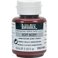 Liquitex Professional Soft Body Acrylic Paint 2oz Jar Quinacridone Burnt Orange