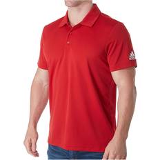 Adidas Red Polo Shirts Adidas adidas Men's Climalite Grind Polo Power Red, Large