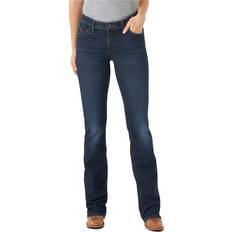 Wrangler Women Jeans Wrangler Wrangler Women's Willow Mid Rise Performance Waist Boot Cut Ultimate Riding Jean, Maggie, 11-38