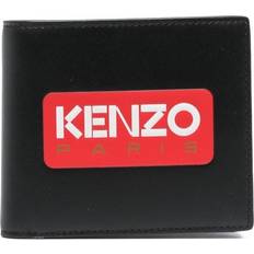 Kenzo logo-print bi-fold wallet - Calf Leather/Cotton