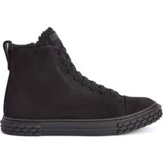 Sneakers Giuseppe Zanotti Ecoblabber high-top sneakers women Velvet/Rubber/Fabric Black