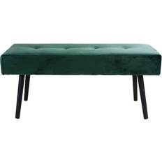 Green Settee Benches House Nordic Velvet Skiby Vert Settee Bench