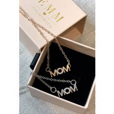 EMM Copenhagen MOM Necklace W. Zirkonia Stone Forgyldt One