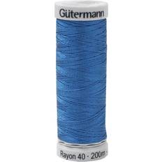 Gutermann Blue Sulky Rayon 40 Weight Thread 200m 1076