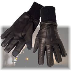 Cuir Gants et Moufles Alpha Industries Gants B3 - Noir