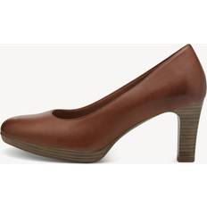 46 ⅔ - Dame Højhælede sko Tamaris Women Court Sho - Brown