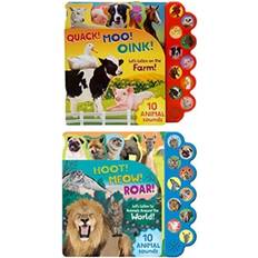 Farm and Wild Animal 10 button sound books: 2 BOOK PACK: Bog, Paperback softback, Engelsk