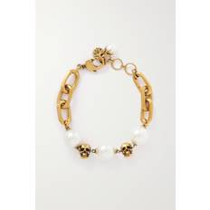 Alexander McQueen Schmuck Alexander McQueen Verziertes Armband Gold Einheitsgröße