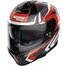 Nolan N80-8 Rumble N-Com Helm Black/Red/White,XL 62