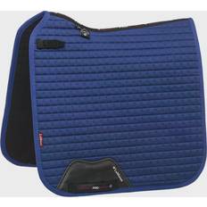 Coton Tapis de selle LeMieux Tapis de dressage pour cheval coton Bleu