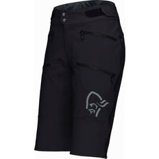 Mies - Pyöräily Housut & Shortsit Norrøna Fjørå Flex1 Heavy Duty Shorts - Caviar/Castor Grey