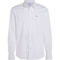 Calvin Klein Cotone Camicie Calvin Klein Camicia Poplin Slim Fit Shirt - Men - White