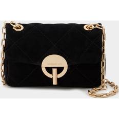 Mokkanahka Olkalaukut Vanessa Bruno Nano Moon Crossbody Bag In Quilted Suede