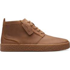 Microvezel Sneakers Clarks Streethill Mid - Bruin