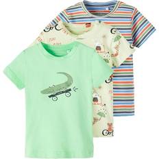 Babyer T-skjorter Name It Bright White Foris T-Shirt 3-pack 62 62