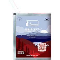 Fransk rost Bryggkaffe Vildenes FRANSKROST DRIP KIT 12g 26st