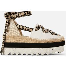 Organic Low Shoes Stella McCartney Gaia Platform Espadrilles, Woman, White, White