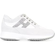 Hogan Women Trainers Hogan studded logo lace up sneakers women Leather/Suede/Rubber/Nylon White