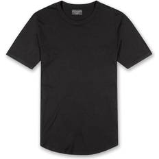 Goodlife Supima Scallop Crew Black