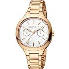 Roséguld - Vuxen Armbandsur Esprit Casual ES1L352M0075, Silvergrå Vardaglig