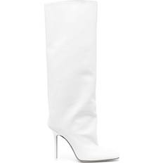 The Attico Sienna 110mm knee-high boots women Calf White