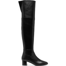 Boots Tom Ford knee-high 60mm leather boots women Calf Leather/Calf Leather/Calf Leather Black