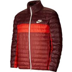 Nike Sportswear Synthetic-Fill Colorblock Jacket - Red/Brownred