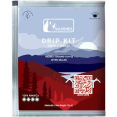 Fransk rost Bryggkaffe Vildenes Franskrost Drip Kit 12g 17st