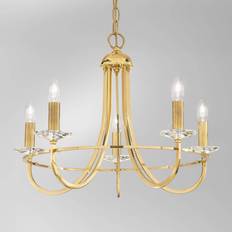 Kolarz Imperial Classic 5 Arm Chandelier 5pc E14 Pendant Lamp
