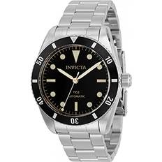 Invicta Vintage Pro Diver Stainless Steel Black Dial Automatic Diver's Watch 31290 200M