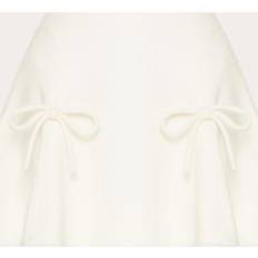 Valentino Crepe Couture Mini Skirt Wo