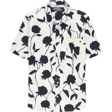 Jacquemus Melo floral-print shirt men Linen/Flax White