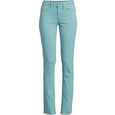 Lands' End Straight Leg Jeans - Mid Rise - Women - Blue