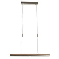 Lampenwelt Quitani LED Elna 78 cm Nickel Pendellampa