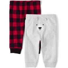 The Children's Place 1-3M Pants Children's Clothing The Children's Place Baby's Bear Pants 2-pack - Classicred