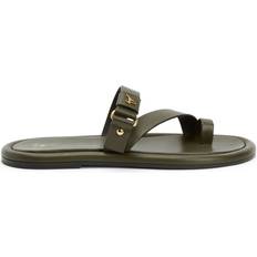 Men - Thong Slides Giuseppe Zanotti Taanguy slip-on sandals men Leather/Leather/Leather Green